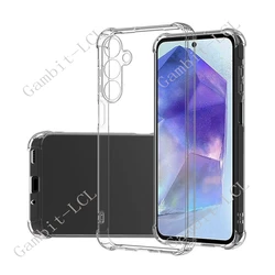Enhanced Anti-Falling Shockproof TPU Phone Case - Soft and Durable Protective Back Cover for Galaxy A16 (Clear)