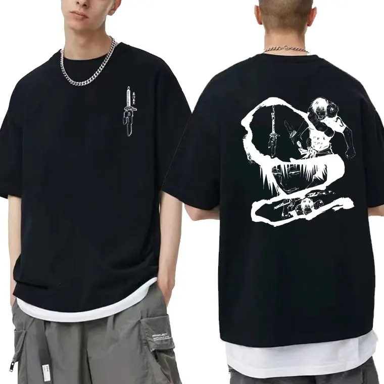 

Anime Jujutsu Kaisen Fushiguro Toji Graphics T-shirt Male Cartoon Casual Loose Tshirt Men's Manga 100% Cotton Short Sleeve Tees