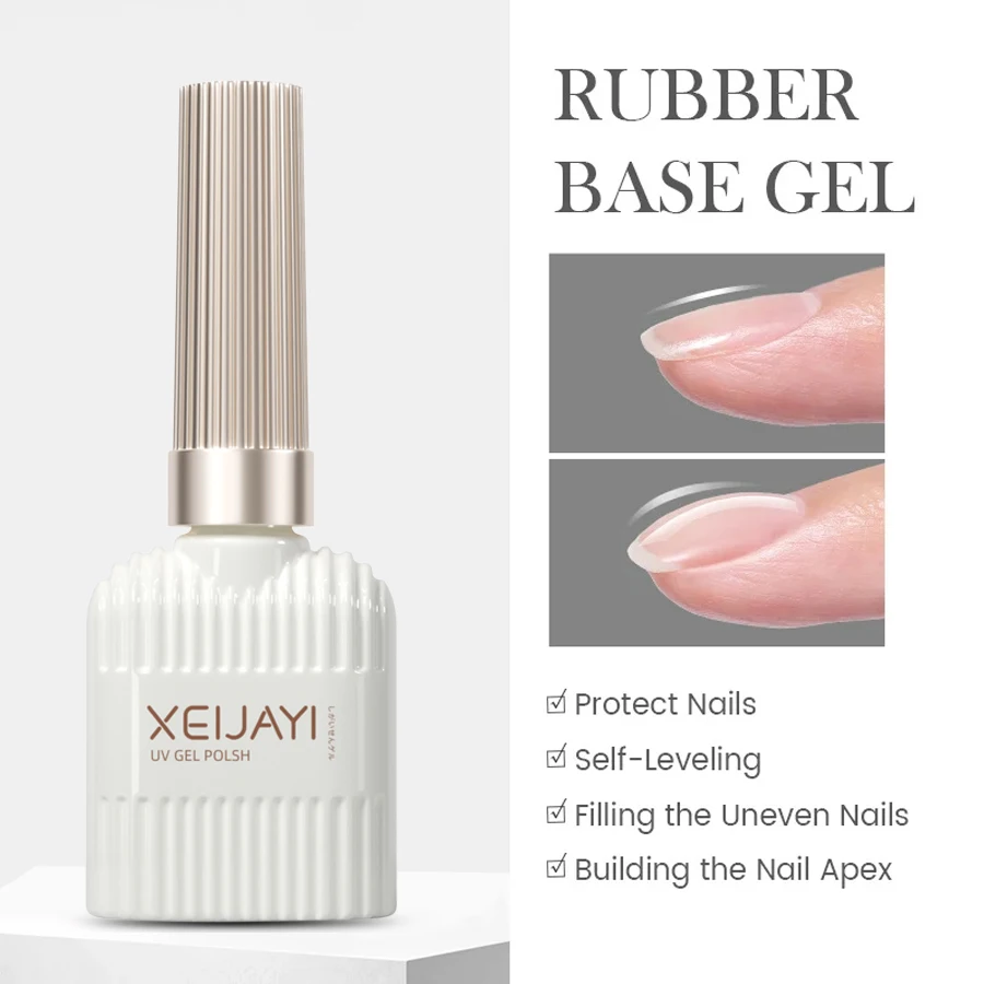XEIJAYI Klares Aufbaugel Nagellack für Nagelstärkung, Gel-Verlängerung, Basislack in einer Flasche, ablösbares UV-LED-Gel für Nägel – Detail 12