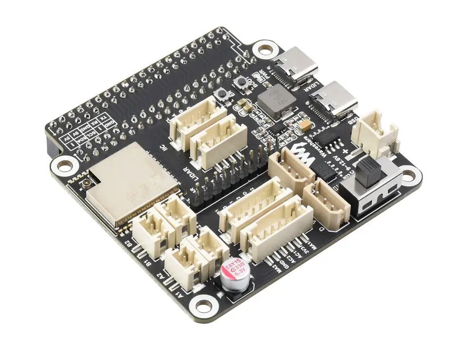 Waveshare General Driver Board For Robots, Based On ESP32, Multi-Functional, Supports WIFI, Bluetooth And ESP-NOW Communications image 3