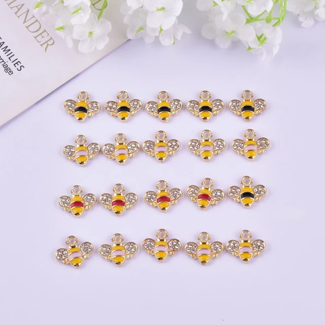 20 Pcs Pack 20 Pcs Pack Flower Charms For Jewellery Making Charms