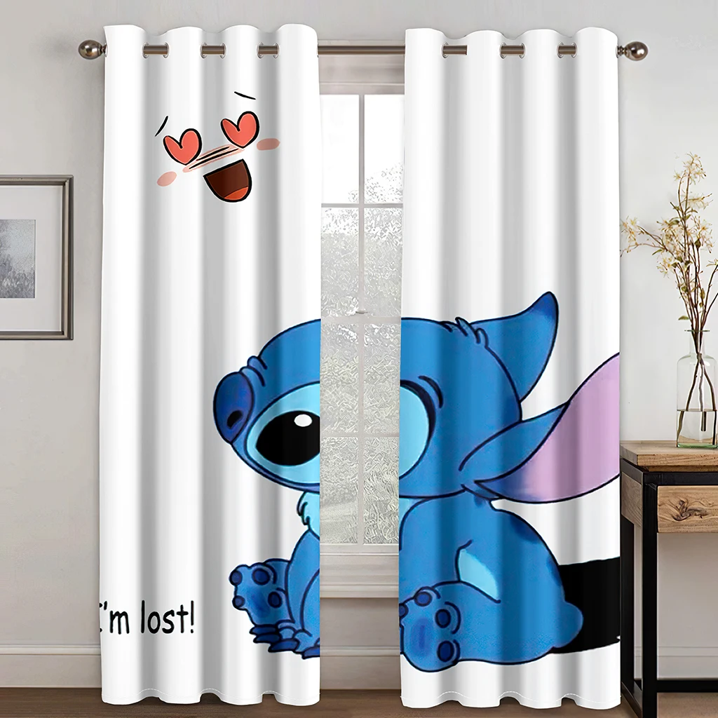 

3D Cheap Cartoon Characters Sunshade Curtains 2 Panel Children's Favorite Home Decor Curtains Living Room Bedroom Decor Curtains