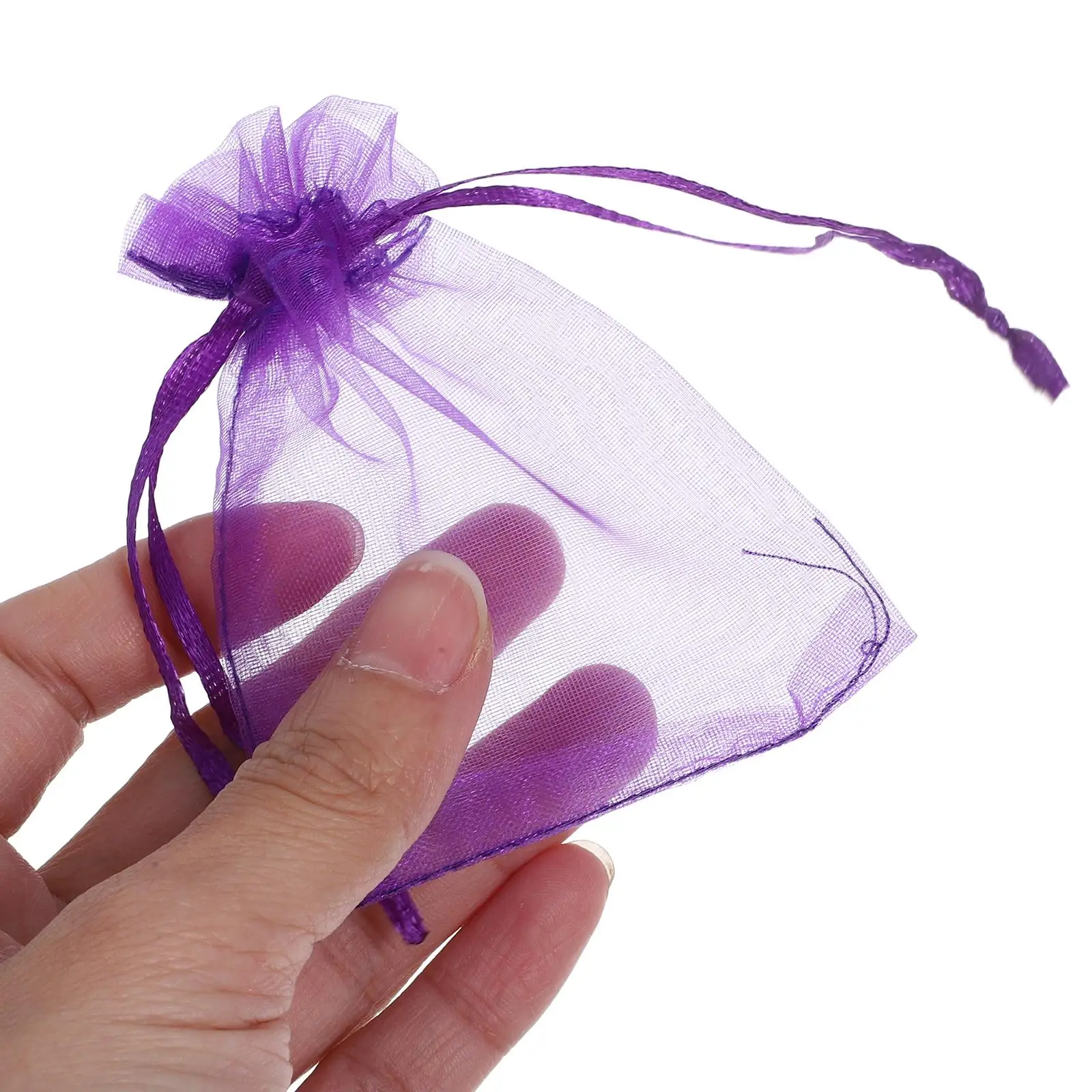 100 Pcs Lavender Bags Empty Decorative Sachet for Storage Gifts Wedding birthdays beads necklaces earrings stones