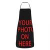 Family Pets Custom DIY Logo Funny Apron Customized Photo Print Adult Unisex Kitchen Chef Bib Tablier Cuisine Cooking Baking 1