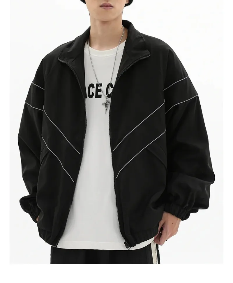 TWILL CHIN WARMER SHIRT JACKET ストライプ TWILL CHIN WARMER SHIRT JACKET ストライプ