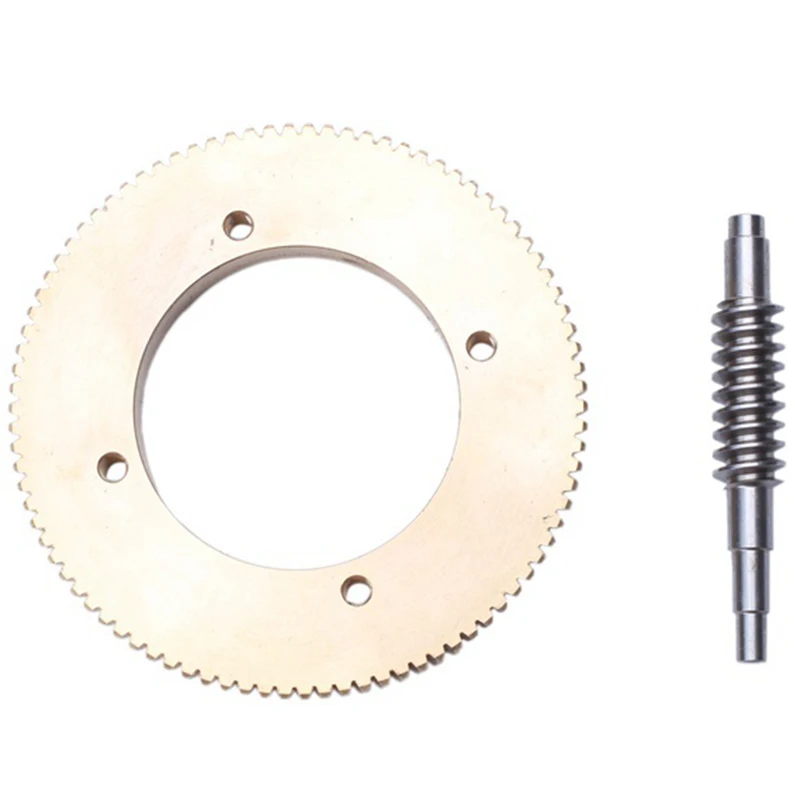 

Stainless Steel Worm Tin Bronze Worm Gear Wear 1:90 Reduction Ratio Large Reduction Ratio