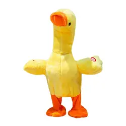 Electronic Interactive Duck Dancing Electric Animal Talking Dance Duck Musical and Dance Duck Toy for Companions Toy