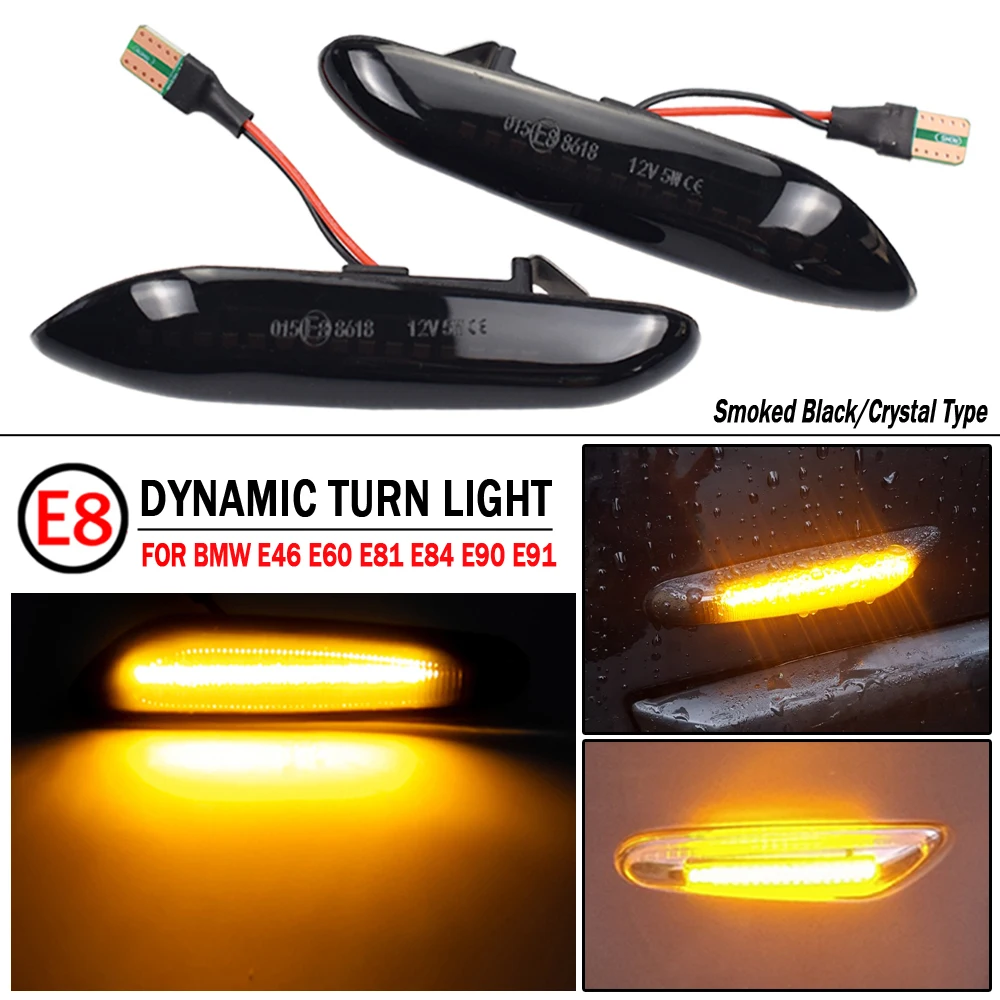 Sequential-Flashing-LED-Turn-Signal-Side-Marker-Light-Blinker-for-BMW ...