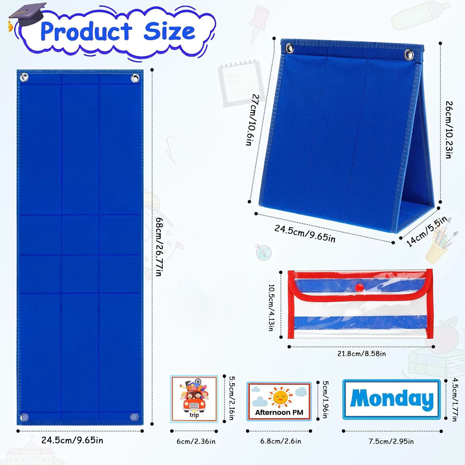 Visual Schedule for Kids Chore Chart 103 Daily Schedule Calendar Board Pocket Cards For Autism Learning Educational Toy educational toys chore checklist card