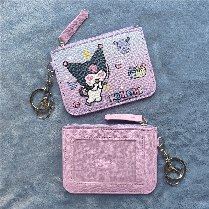 Sanrio Kuromi Wallet Coin Purse Bag Pouch Birthday Gift For Children Women Girls Boys