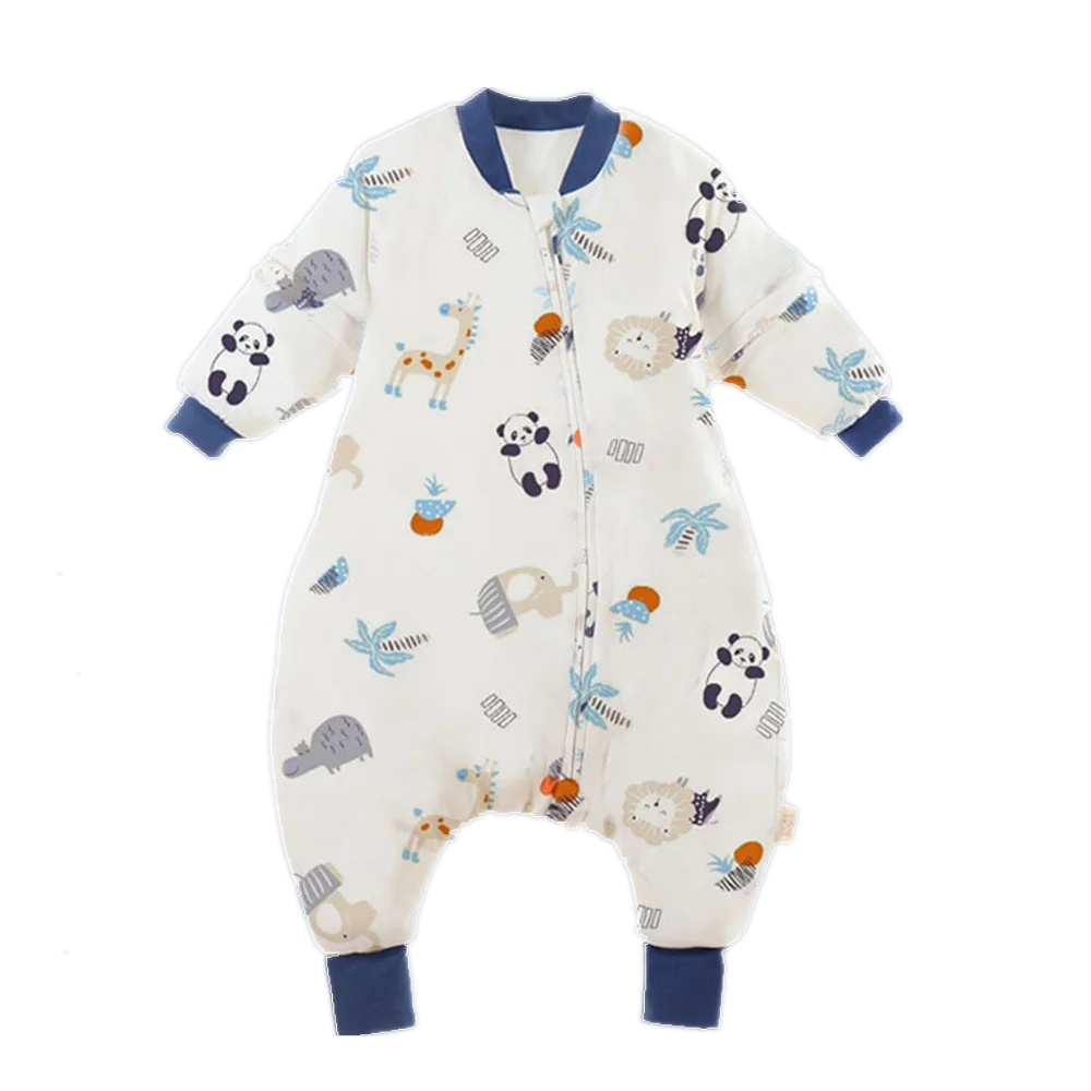 Pijama Infantil de dibujos animados para bebé, saco de dormir de algodón para las cuatro estaciones, ropa de cama, Mono