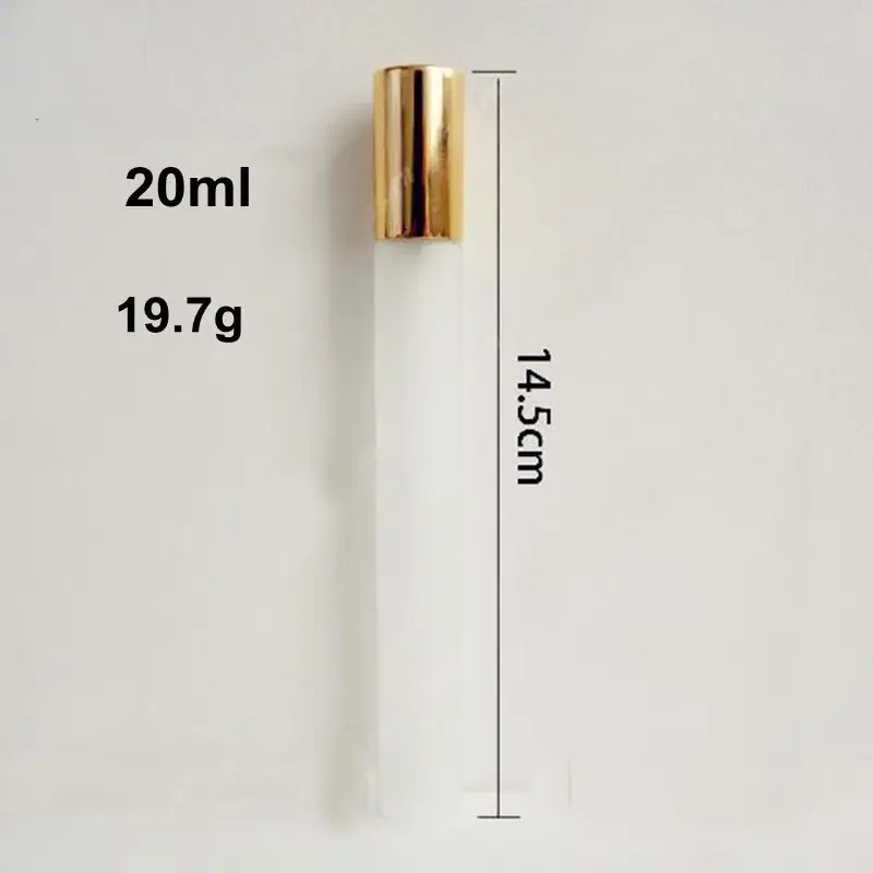 50pcs 20ml Frosted Glass Spray Bottle Refillable Perfume Atomizer Glass Vials Sample Packing Bottles