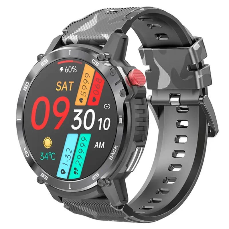 

2024 Smart Watch C22 BT Call Men Outdoor Sports Bracelet Fitness Tracker 1.6inch 4G ROM 400mAh Health Monitor Smartwatch