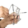 Archery Mini Composite Pulley Bow Stainless Steel Toy Stainless  material Decompression Bow Set Parent-child Interaction 5lbs 5