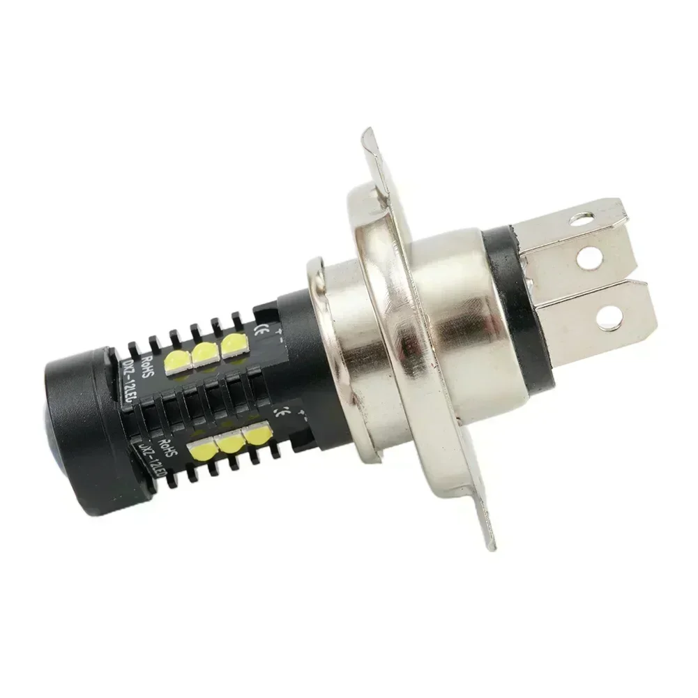 9003 자동차 전구 COB 변환 H4 LED 순백색 교체, 하이 로우 빔 헤드라이트, 1800LM, 1PC, 6000K, 60W