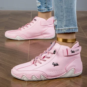 أحذية نسائية كاجوال جديدة مريحة وعلامة تجارية فاخرة أحذية عصرية ناعمة للتدريب على الأنشطة الخارجية أحذية بدون كعب للمشي 3