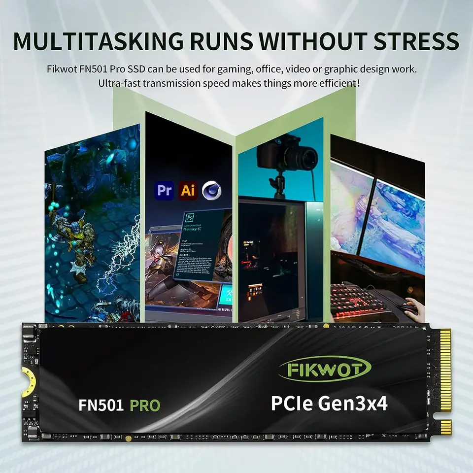 内蔵型SSD FIKWOT FN501 PRO 2TB M.2 2280 NVMe SSD 楽天市場】Fikwot FN501 Pro 2TB NVMe SSD M.2 2280 PCIe Gen3