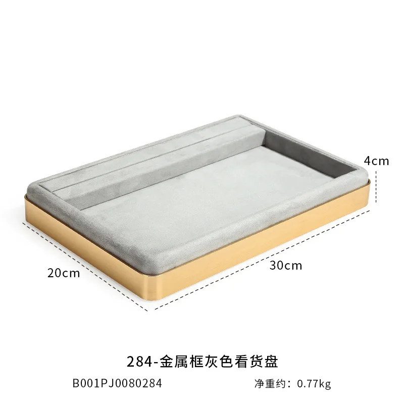 Free Shipping jewelry prop tray multi-color metal jewelry tray display storage jewelry display