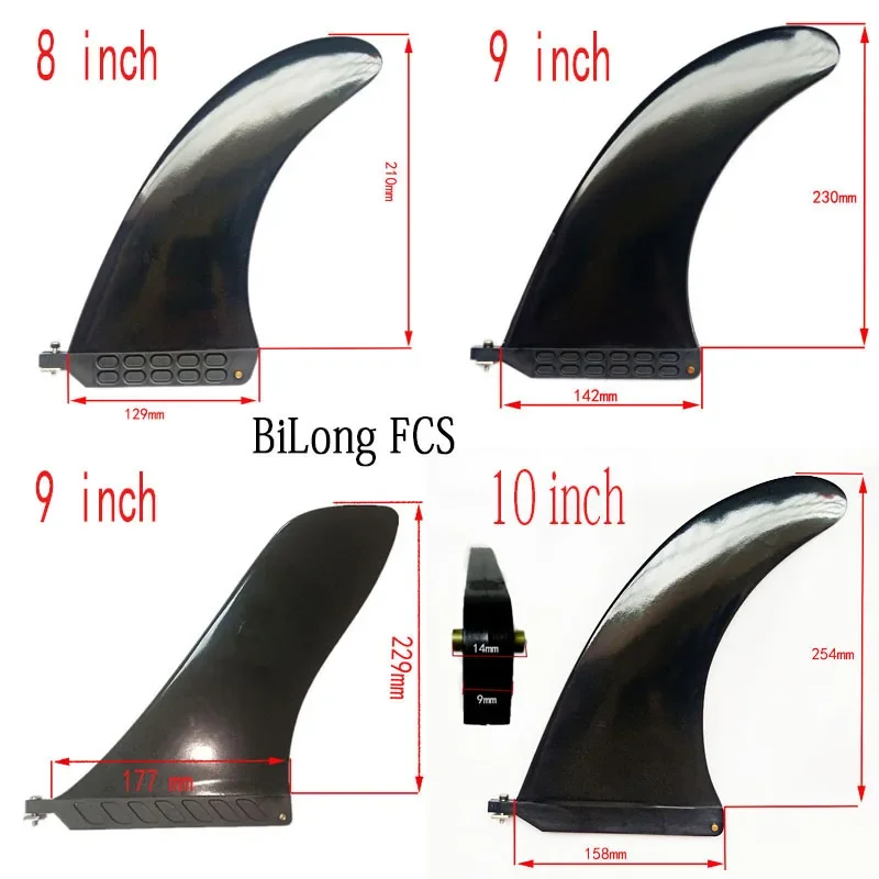 Surfboard fin SUP Surfboard tail Fin Paddle Board 6 to 10 inch LB Fins inflatable plate tail rudder