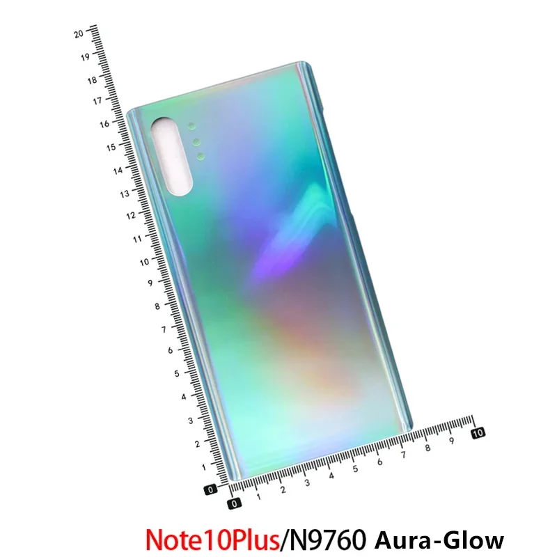 Premium Glass Battery Back Cover with Adhesive Sticker - Sleek Rear Panel Housing Case