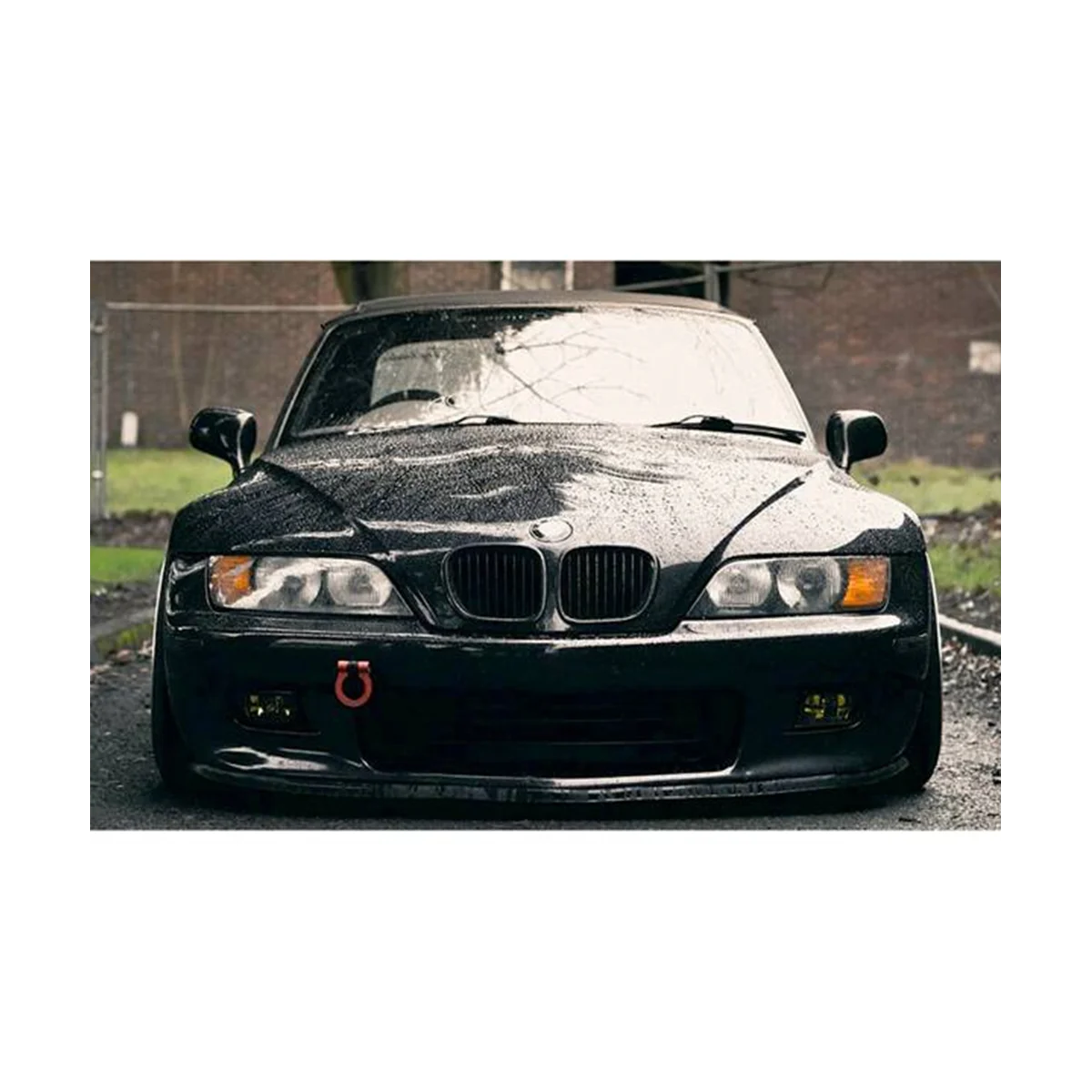 Z3 Roadster Grill Replacement Glossy Black + M Color Kidney Grilles For Z3 Roadster Grill Replacement Glossy Black + M Color Kidney Grilles For