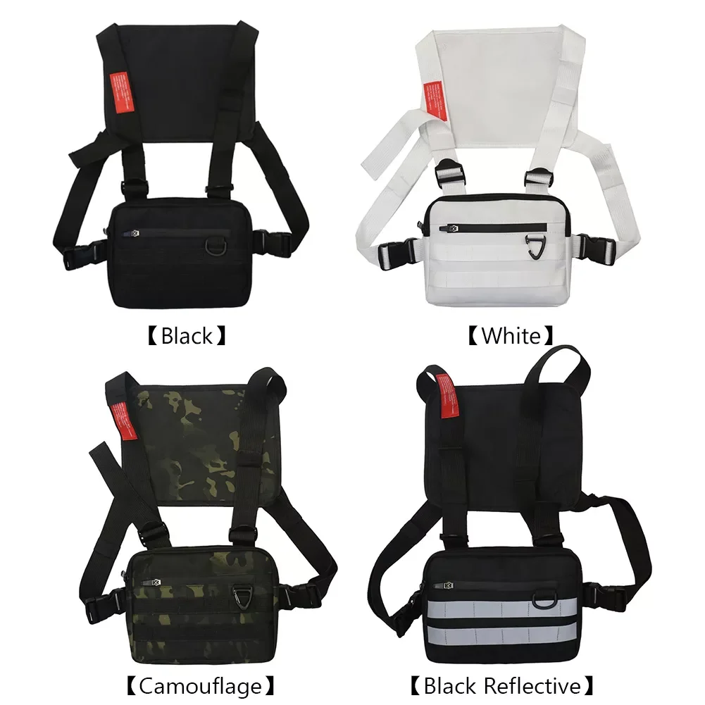 

Sling Chest Men Multi-function Hip-hop Shopping Pouch Vest Belt Women Oxford Bag Street Cloth s Popular