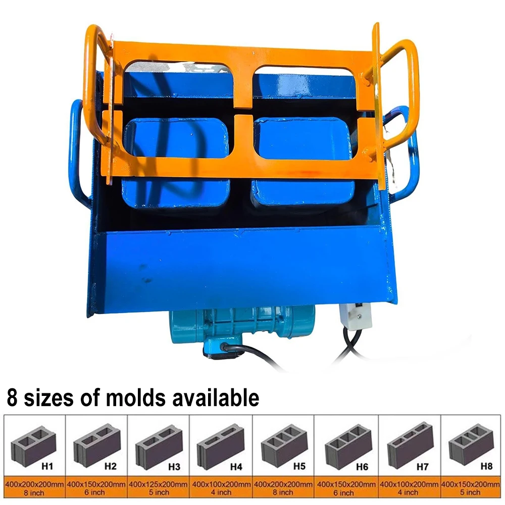 Extrusion Brick Machine Mobile Cement Brick Machine For Cement and Concrete Blocks Small Domestic Portable Concrete Block Machin