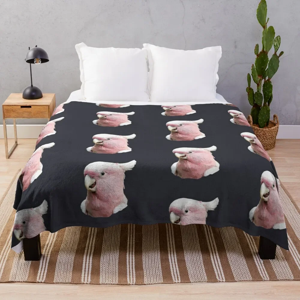 

Major Mitchell Cockatoo Throw Blanket Soft Plush Plaid for babies Flannel Blankets