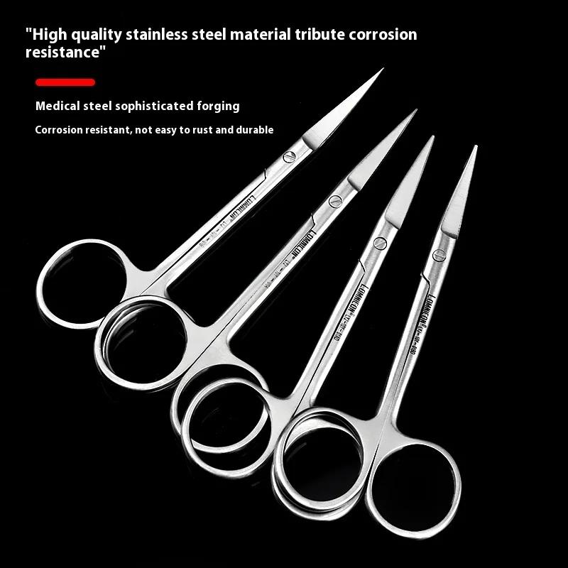 Medical Longmi Nikon Surgical Scissors with gold handle Express Suture Removal Scissors 1PCS