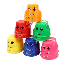 2Pcs/Set Smile Jumping Stilts Plastic Balance Training Equipment Coordination Game Jumping Feet Stilts Sports Toys for Children