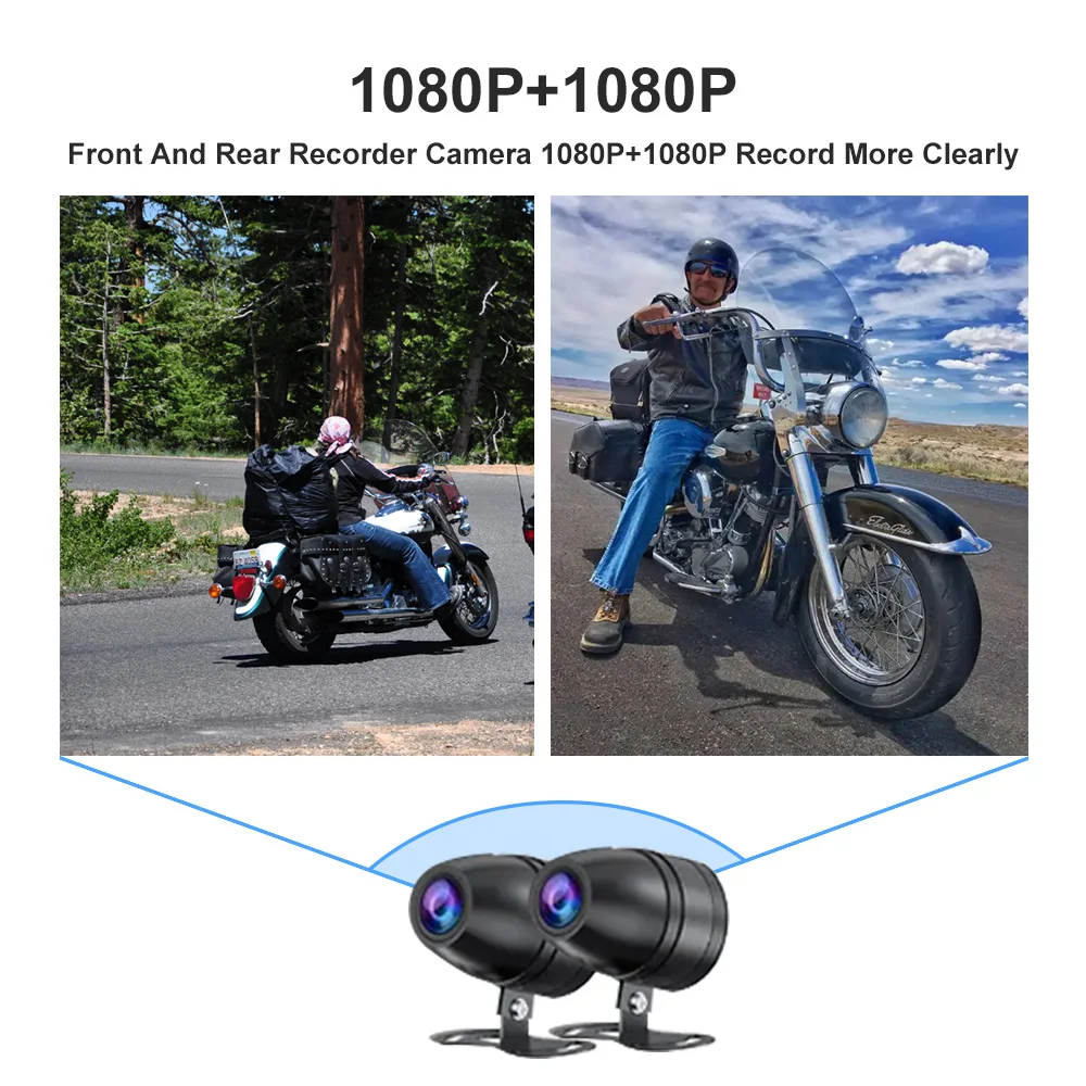 Hot sale motorcycle gps navigator 5 inch waterproof motorcycle dash cam external touch screen CarPlay