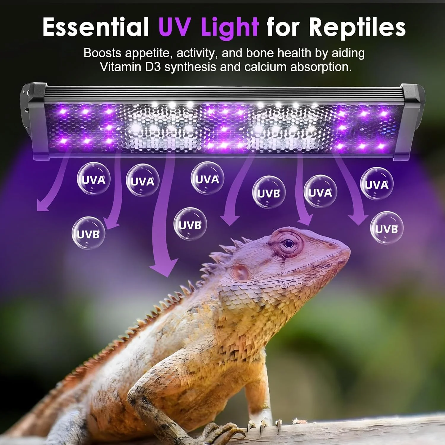 Reptile Uva + Uvb Full Spectrum Led Lamp 10.0/20.0 Sunbathe Heat Lamps For Turtle Lizard Snake Reptiles Breeding Tank Lighting reptile heating lamp reptile light bulb reptile lamp bulb