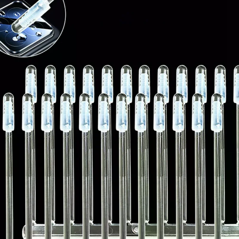 24Pcs Resin Synthetic Stick Camera Portable Lens Cleaner Dust Fingerprint Removal For Phone Camera Lens Cleaning Tool