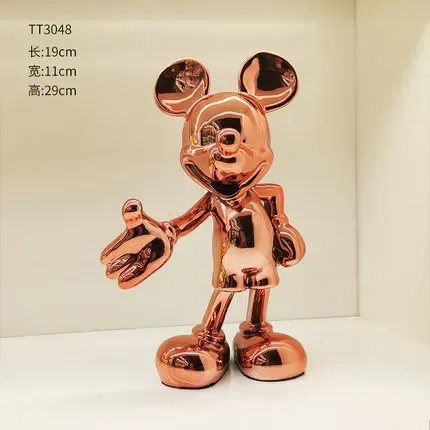 Figura de Mickey Minnie Mouse de Disney de 20 a 29 cm, figuras de acción de Kingdom Hearts, adorno de resina, colección, modelo de muñeca, juguete, regalo de cumpleaños