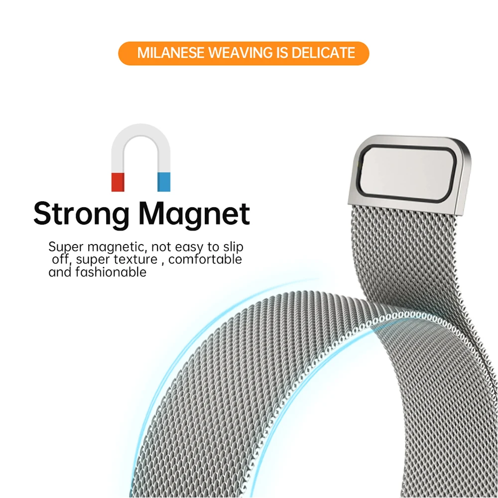 Cinturino magnetico per Samsung Galaxy Fit 3 bracciale Milanese Loop in acciaio inossidabile Correa per accessori Samsung Galaxy Fit 3 Band