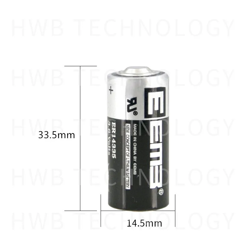 10Pcs/LOT EEMB ER14335 2/3AA 3.6V 1650mAh Lithium Battery + lithium battery