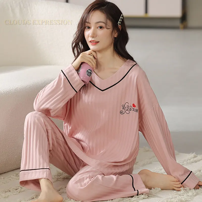 女性用花柄のコットンパジャマ,春のパジャマ,大きいサイズ,5XL
