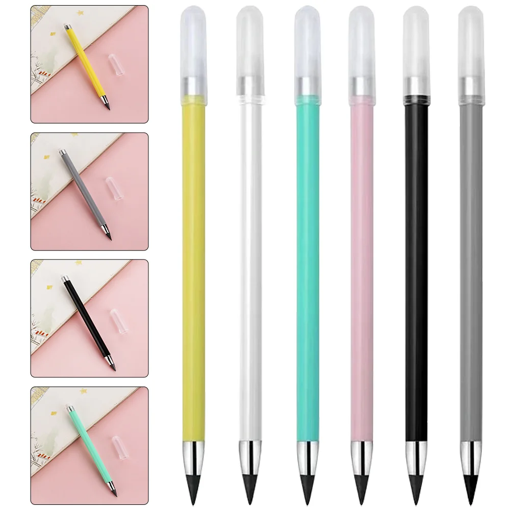 

12pcs No Sharpening Pencils Inkless Everlasting Pencils Infinite Pencils