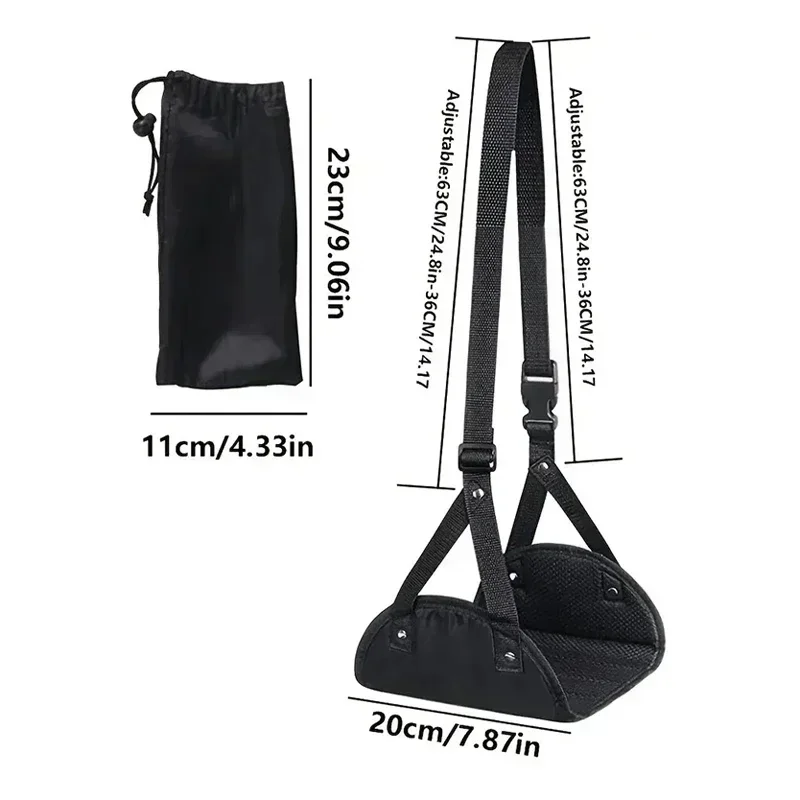 Airplane Footrest Hammock Flight Car Travel Seat Foot Rest Pad Adjustable Train Portable Sleeping Pillows Accessories airplane footrest,foot hammocks