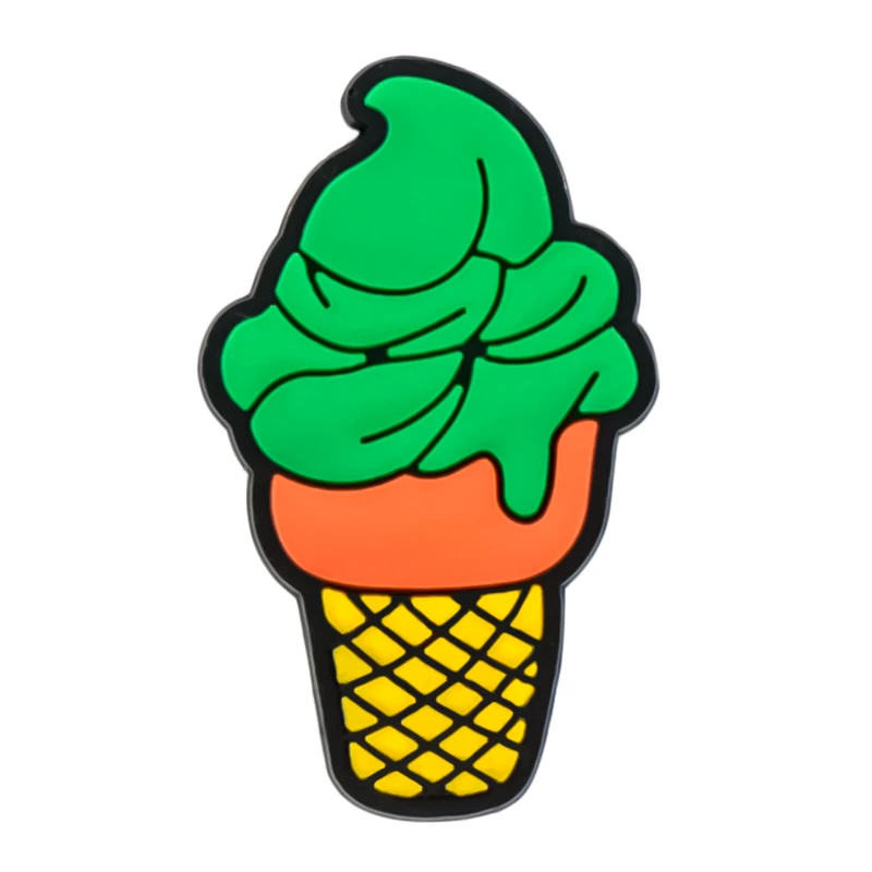 1/20 stücke Kuchen Kaffee Eis Schuh Charms für Mädchen Geschenk Nette Katze Schafe Frosch Schuh Zubehör Dekoration kamera Zahn Pin Clog – Detail 9