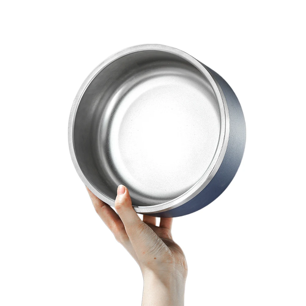 OniAnt Pet food bowls, Feeding vessels for pets Stainless Steel Pet Food Bowl, 64 Ounces/8 Cup Dog Food and Water Bowl