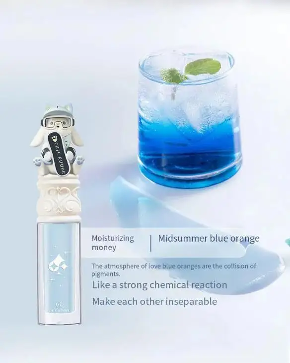 唇とメイクアップ用のファンデーションとリップグロス,レインボー