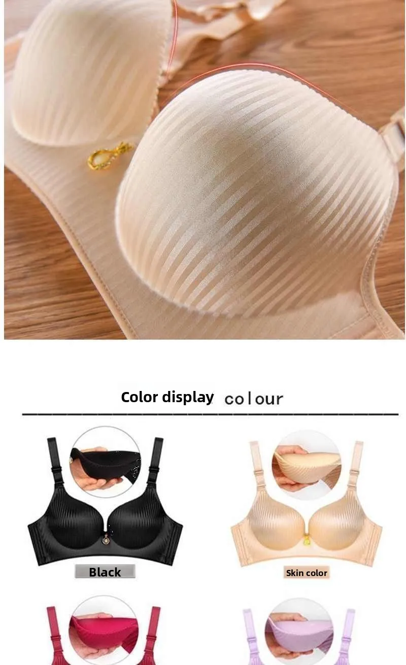10CM Push Up Bra - Wireless Seamless Bra for Small Chests with Side Support