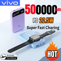 VIVO 500000mAh 22.5W Magnetic Power Bank Wireless Fast Charging PowerBank Portable External Battery for iPhone Android Watch