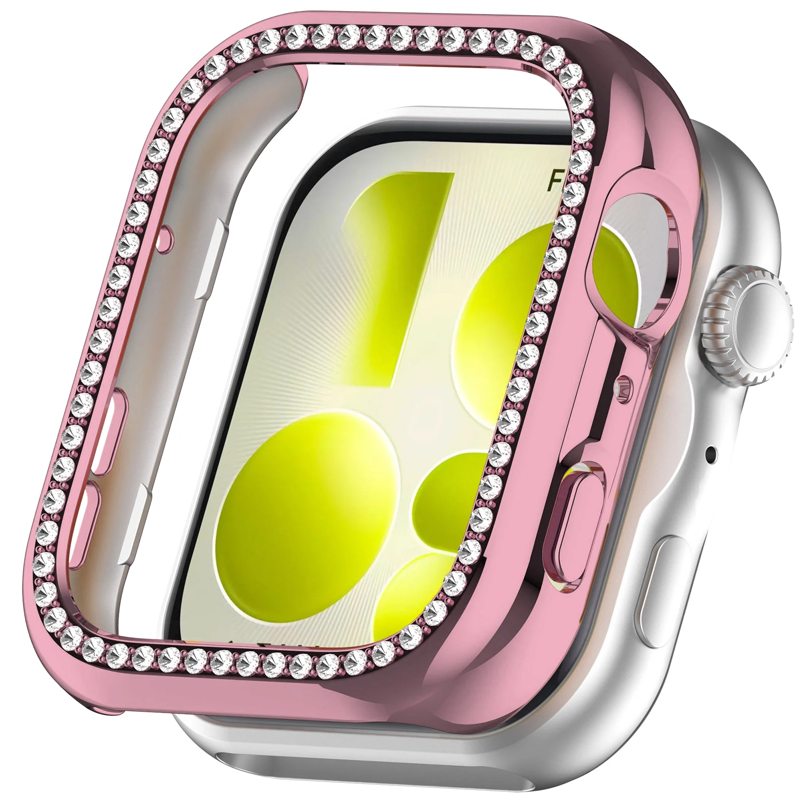 Diamond Cover Case - Premium Screen Protector with Hollow PC Bumper Frame