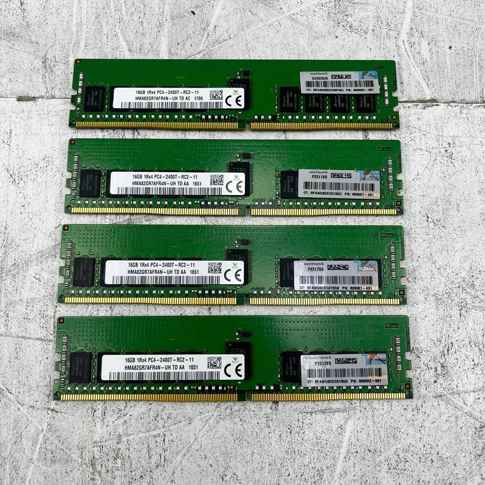 1 Pcs For SK Hynix RAM 16GB 1Rx4 PC4-2400T RECC Memory DDR4 2400 HMA82GR7AFR4N-UH 5 1 Pcs For SK Hynix RAM 16GB 1Rx4 PC4-2400T RECC Memory DDR4 2400 HMA82GR7AFR4N-UH - Image 3