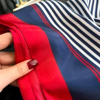 Luxury Silk Hair Square Scarf Women Satin Neck Tie Hand Wrist Foulard Summer Print Shawl Wraps Head Kerchief Hijab Bandana New 5