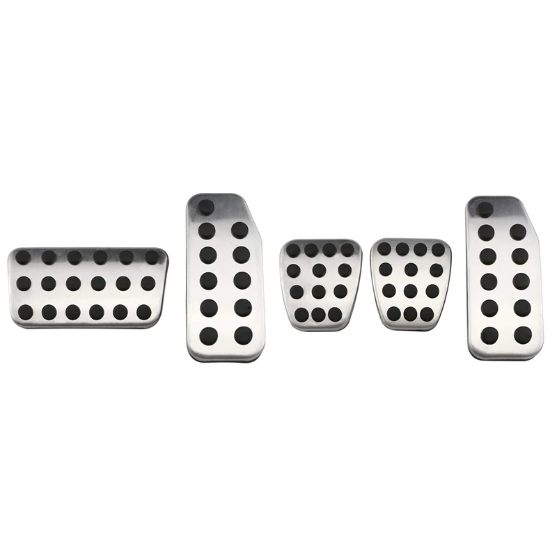 2 Set Car Pedals Gas Brake Clutch Accelerator Pedal Cover For Honda City 2013 - 2020 Vezel Hrv Hr-V 2015-2020, At & Mt