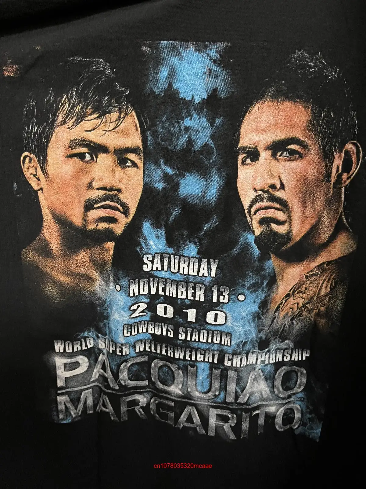 Футболка с длинным или коротким рукавом для бокса Мэнни паккиао против Антонио маргарито 2010 л