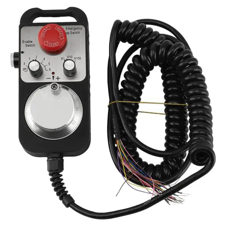 HOTA43T 핸드휠 타입 범용 CNC MPG 펜던트 핸드휠 100펄스 5V & 비..